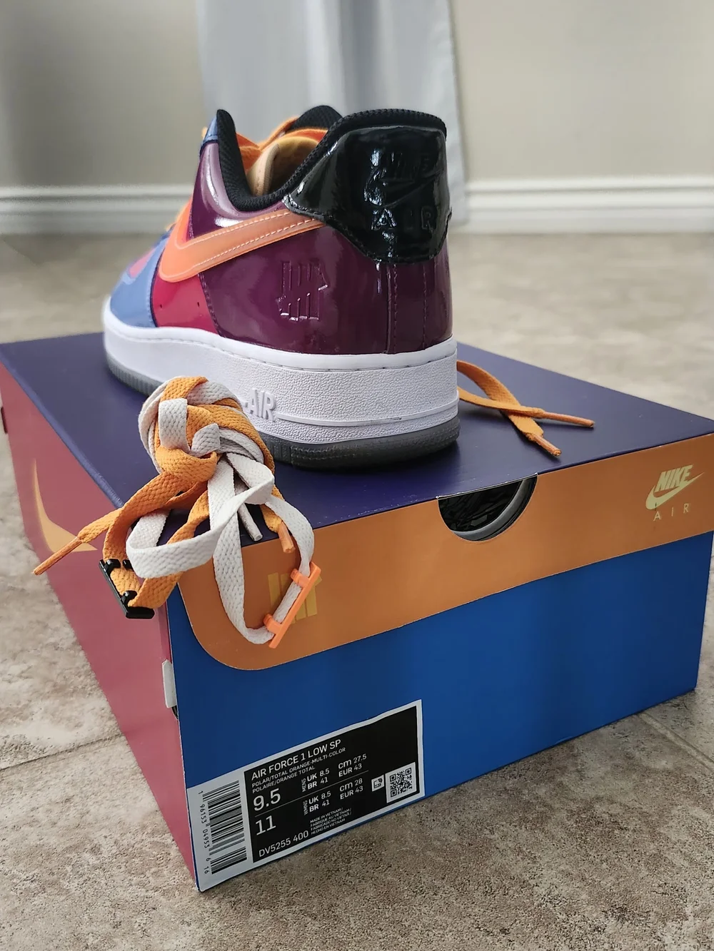 DV 5255-200 Undefeated x Nike Air Force 1 Low 